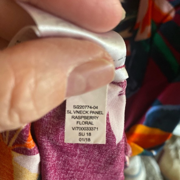 SALE-Old Navy Asymmetrical Dress in Purple Floral print. - Picture 11 of 11